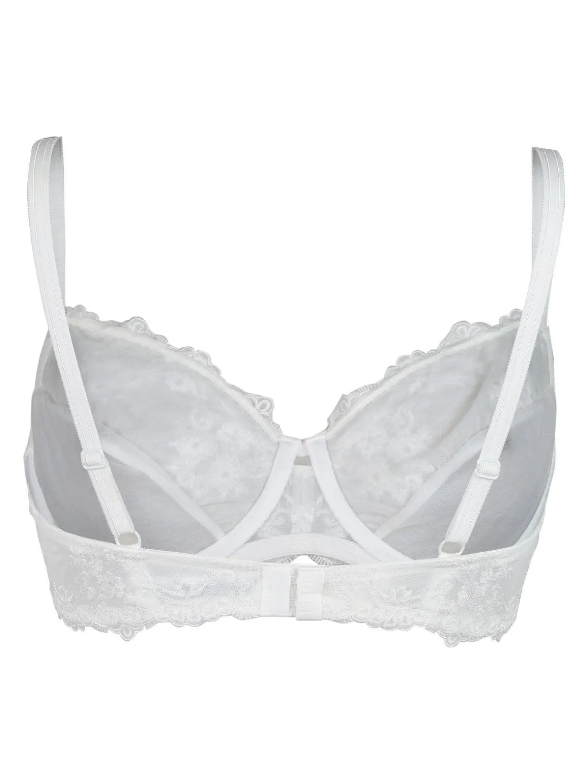Sielei Reggiseno in tulle ricamato GLAM 1940 coppa C