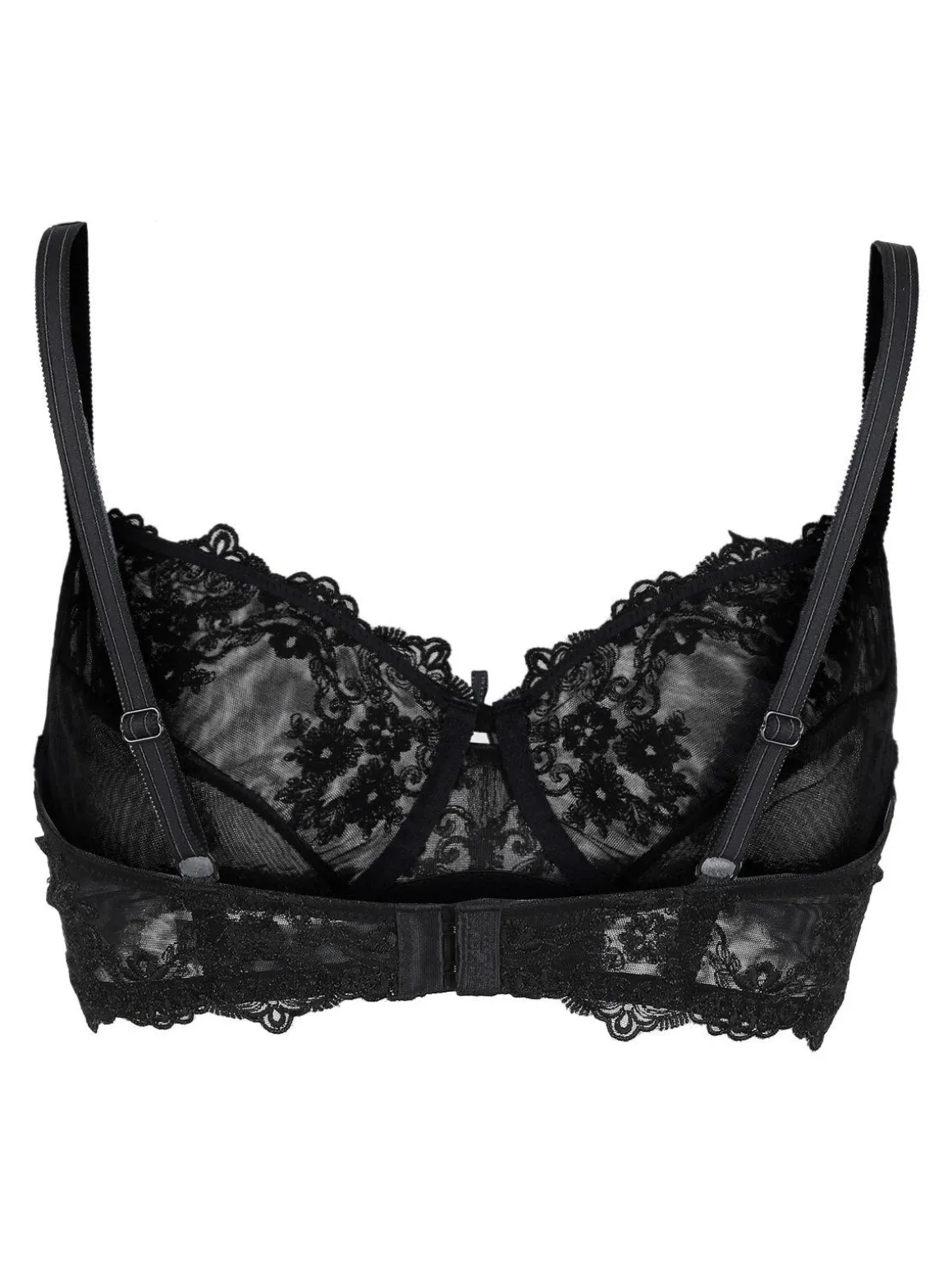 Sielei Reggiseno in tulle ricamato GLAM 1940 coppa C
