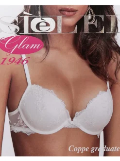 Sielei Reggiseno push up in pizzo con ferretto 1946