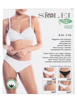 Sielei 1452 Reggiseno semi imbottito coppa B