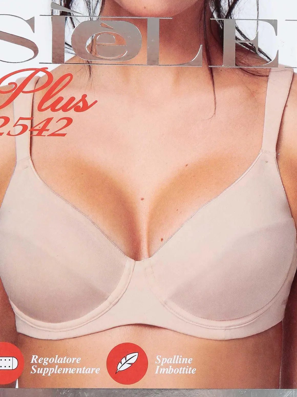 Sielei 2542 Reggiseno sfoderato con ferretto COPPA C