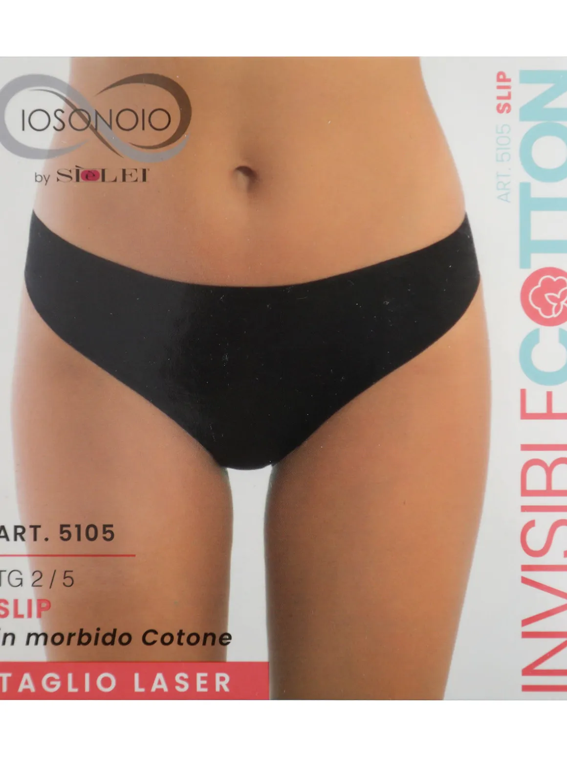 Sielei Slip donna in cotone taglio laser