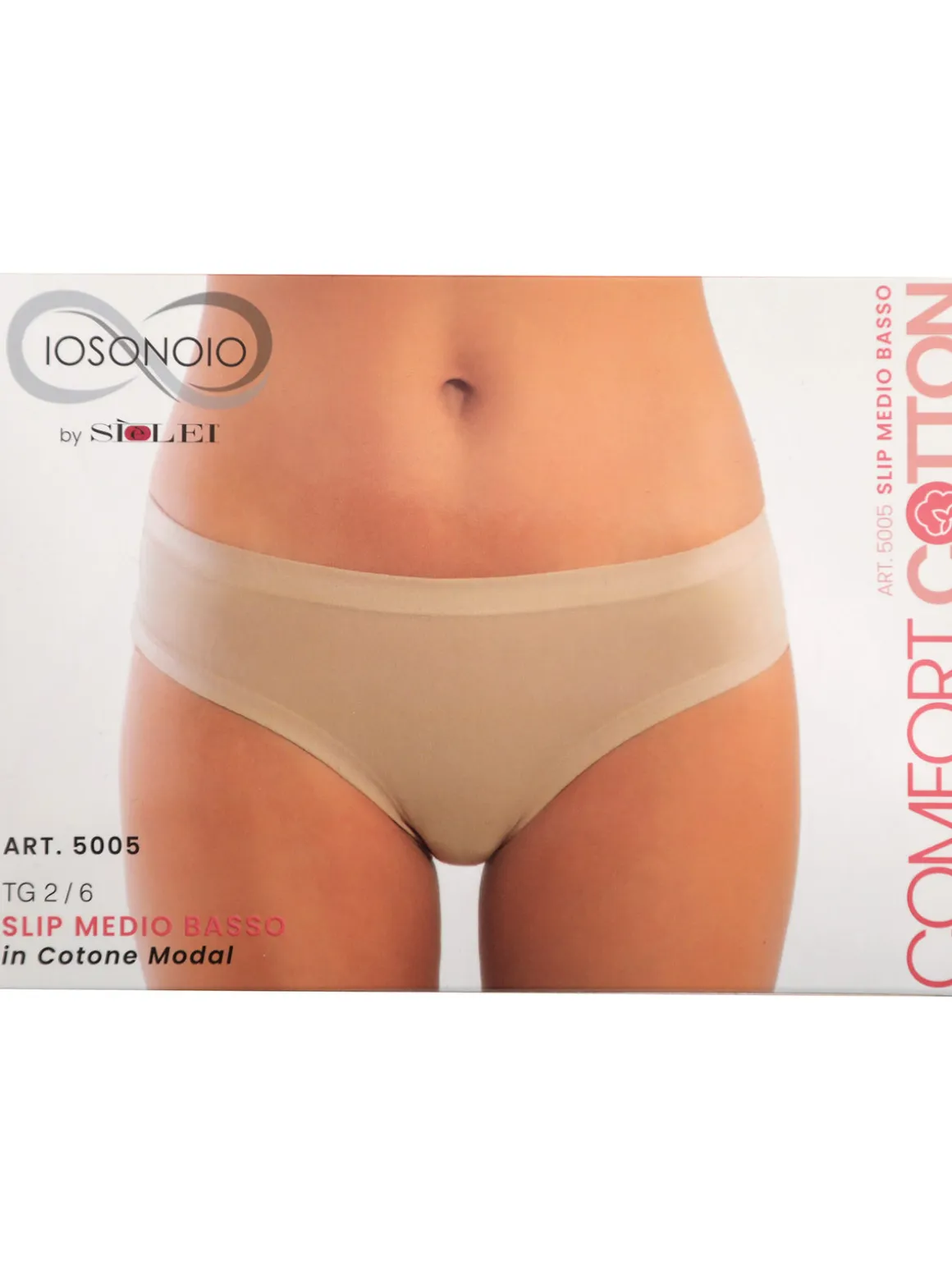 Sielei Slip donna medio basso in cotone