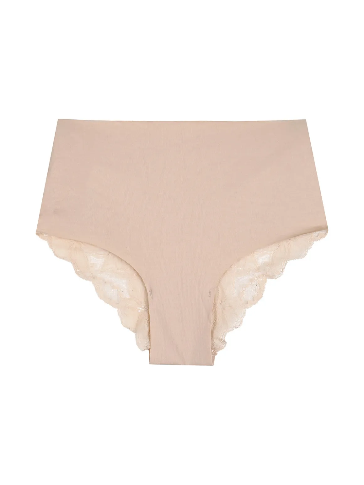 Sielei Slip donna taglio laser a vita alta in cotone e pizzo