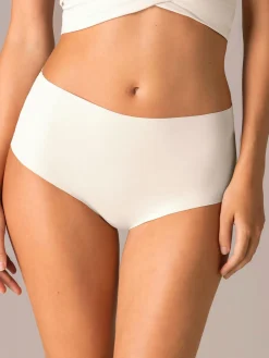 Sielei Slip donna taglio laser a vita alta in cotone e pizzo