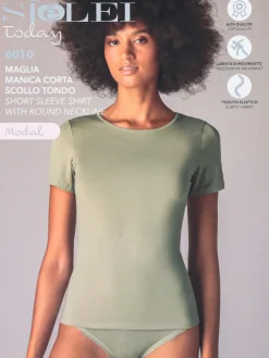 Sielei T-shirt intima donna in modal