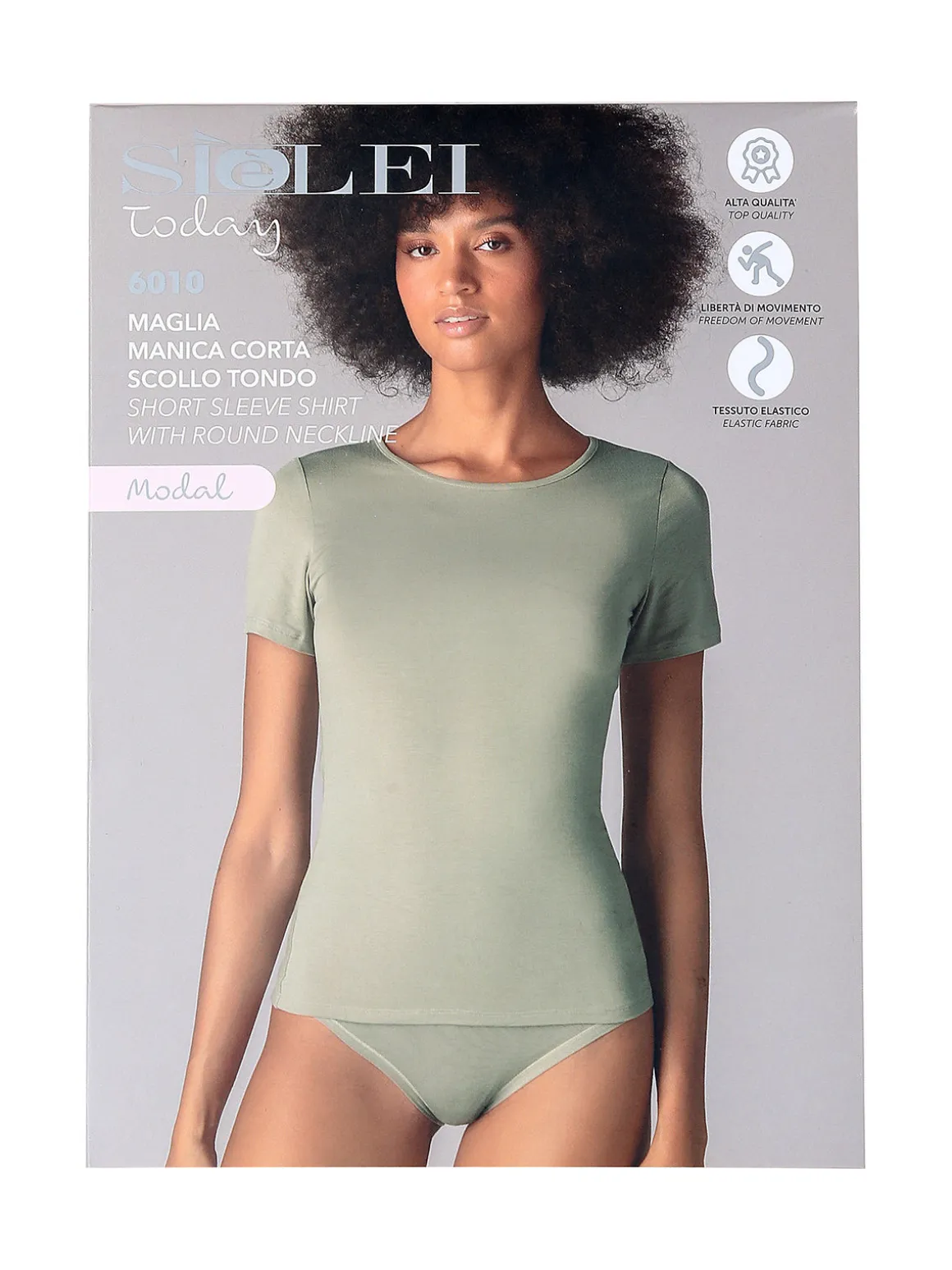 Sielei T-shirt intima donna in modal