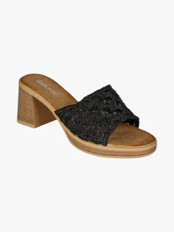 Sissi Miss Ciabatte donna con tacco e plateau - nero