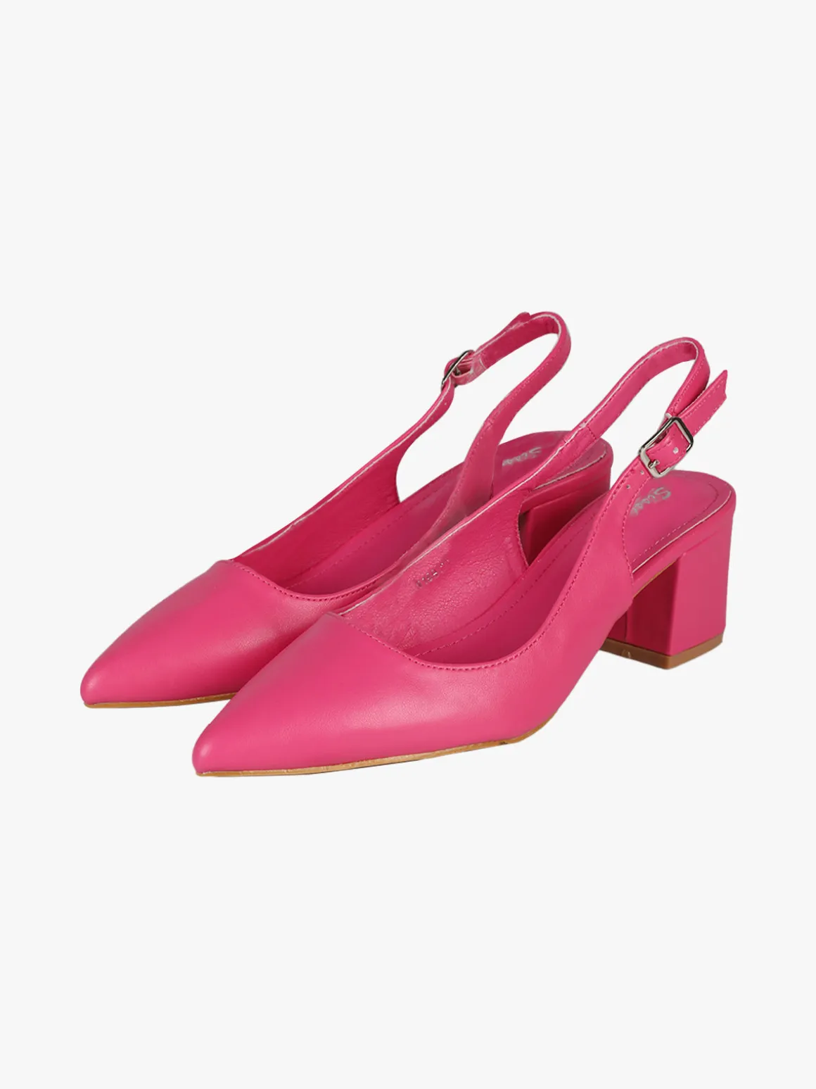 Sissi Miss Slingback donna a punta con cinturino alla caviglia con fibbia