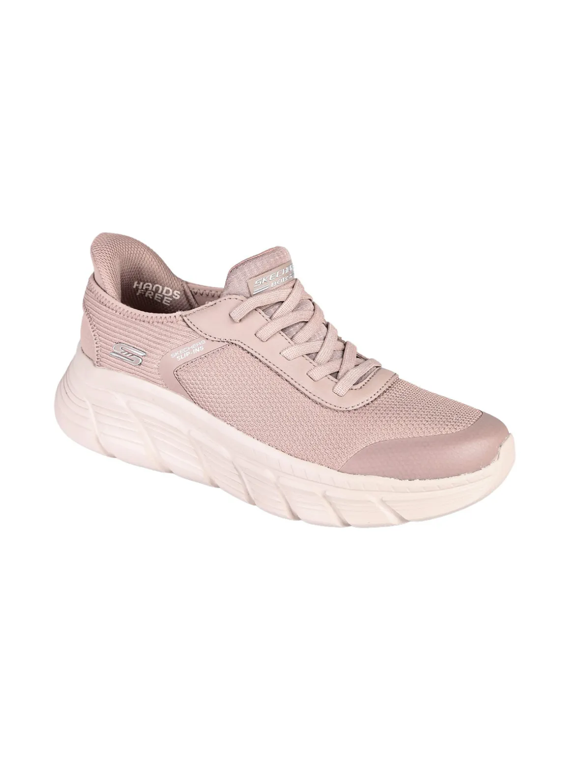 Skechers BOBS B-FLEX LINEAR FORCE Sneakers sportiva donna - taupe