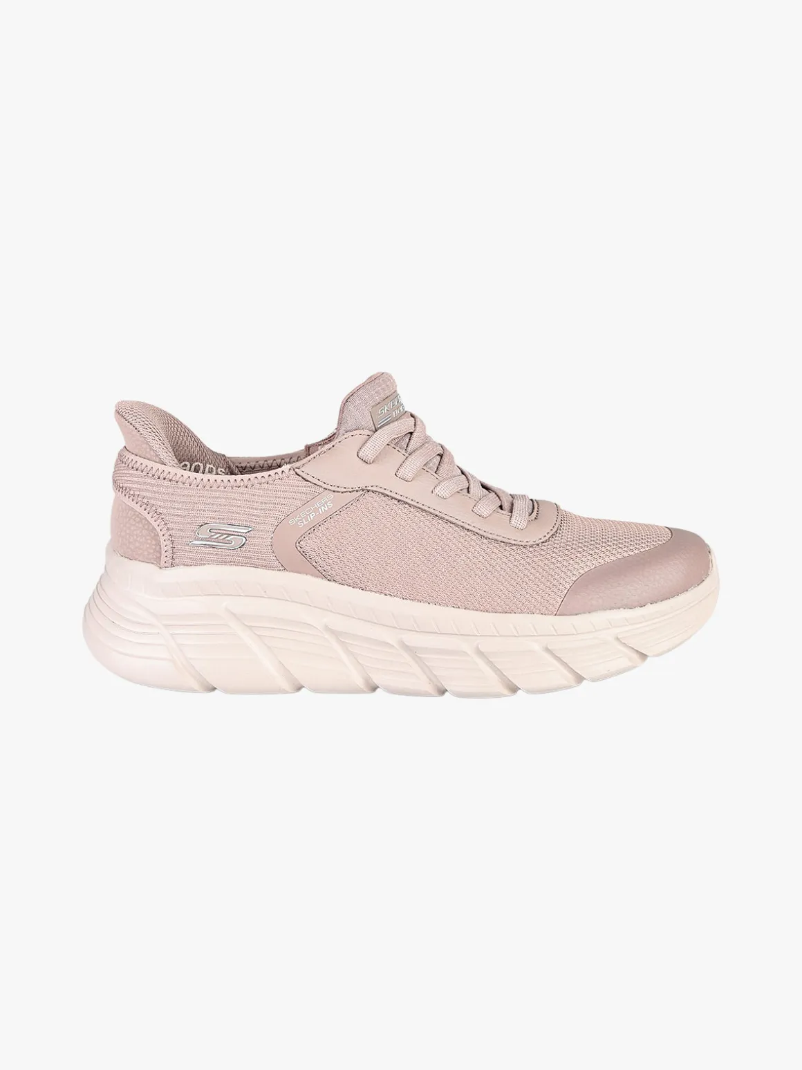 Skechers BOBS B-FLEX LINEAR FORCE Sneakers sportiva donna - taupe