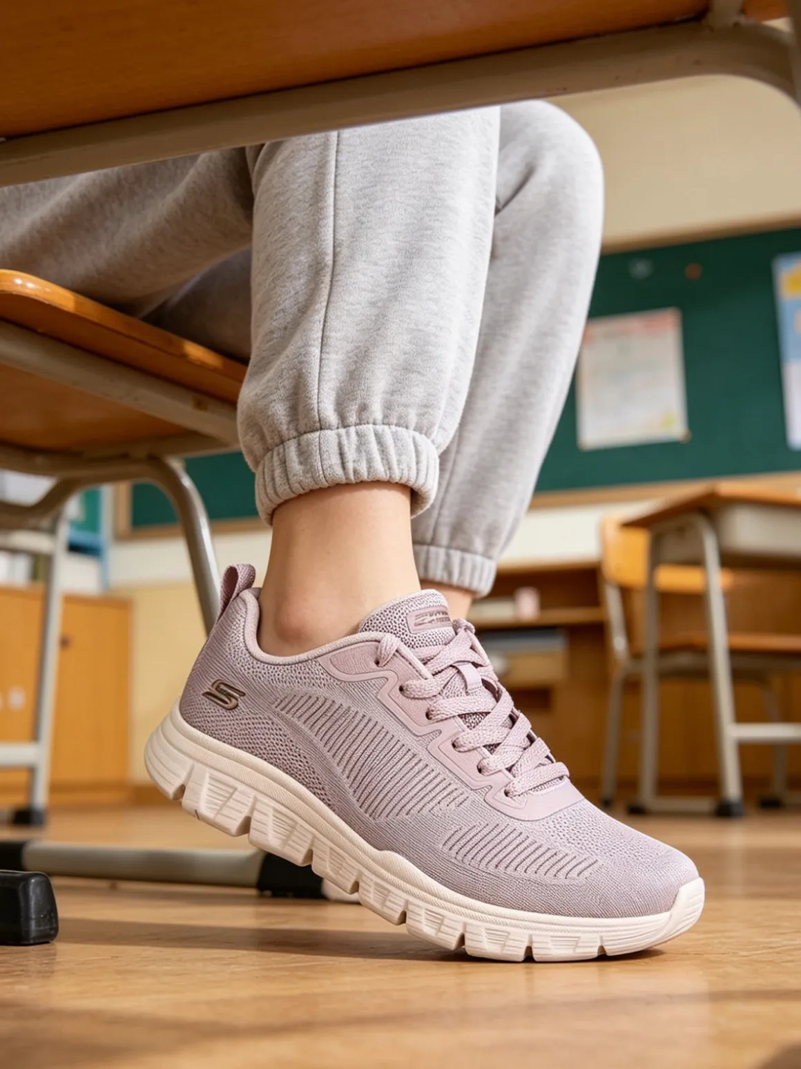 Skechers BOBS B LITE Sneakers sportive da donna - lilla