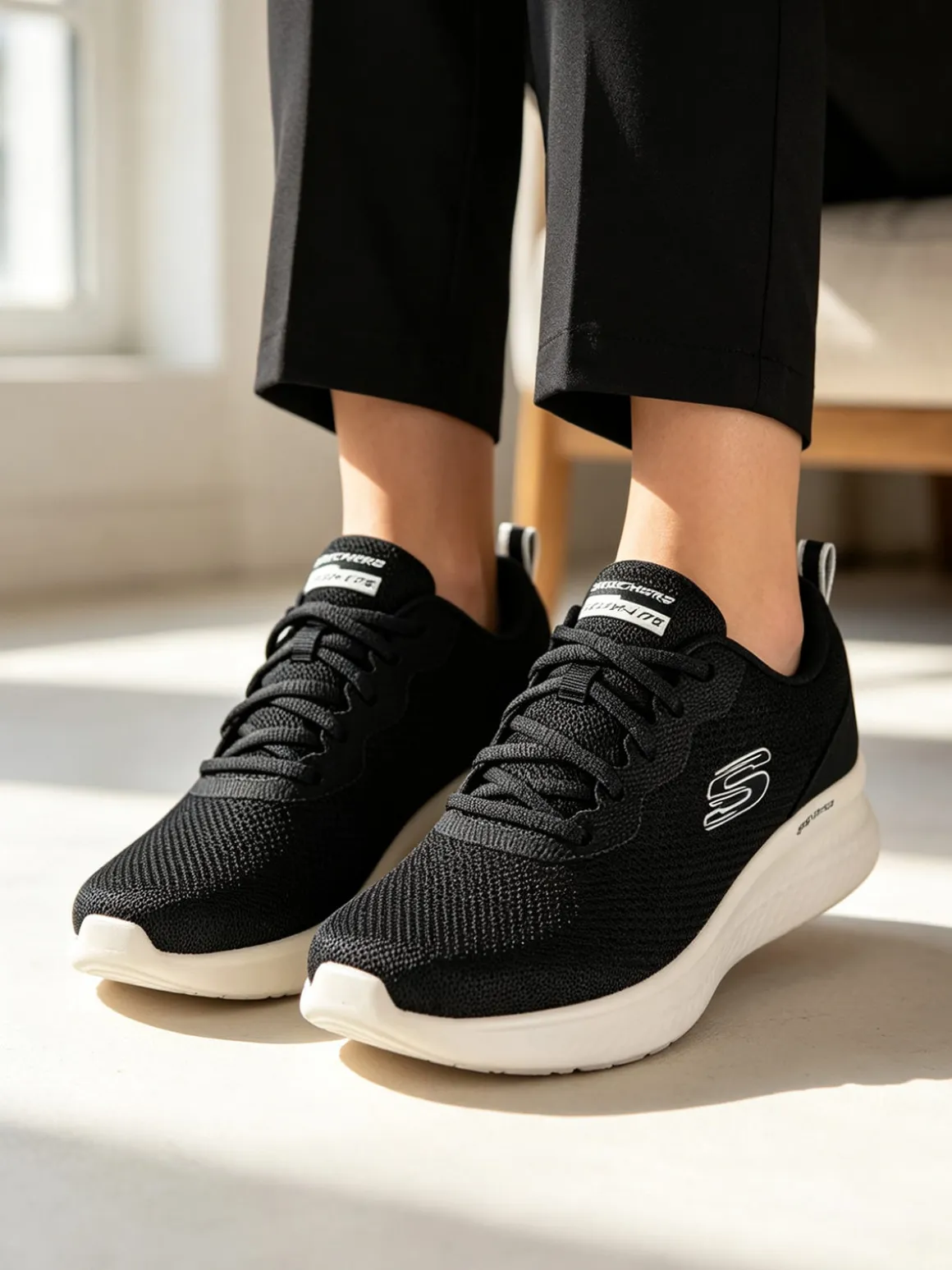 Skechers BOBS SQUAD CHAOS - CURRENT MUSE Sneakes donna slip ins