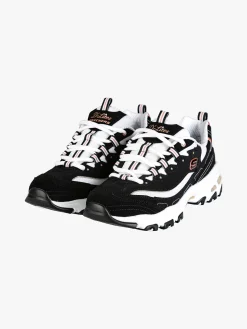 Skechers D'LITES-DEVOTED FAN Sneakers donna in pelle