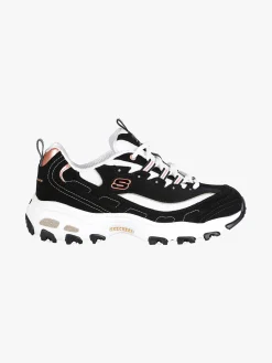 Skechers D'LITES-DEVOTED FAN Sneakers donna in pelle