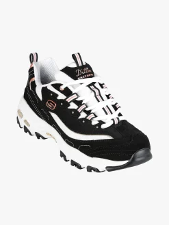 Skechers D'LITES-DEVOTED FAN Sneakers donna in pelle