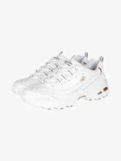 Skechers D'LITES FRESH START Sneakers in pelle da donna - bianco