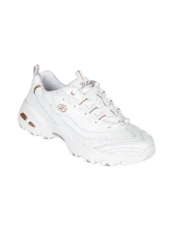 Skechers D'LITES FRESH START Sneakers in pelle da donna - bianco