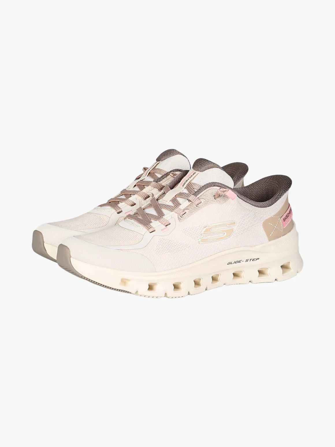 Skechers GLIDE-STEP PRO PURE MOTION Sneakers sportive slip-ins da donna - beige