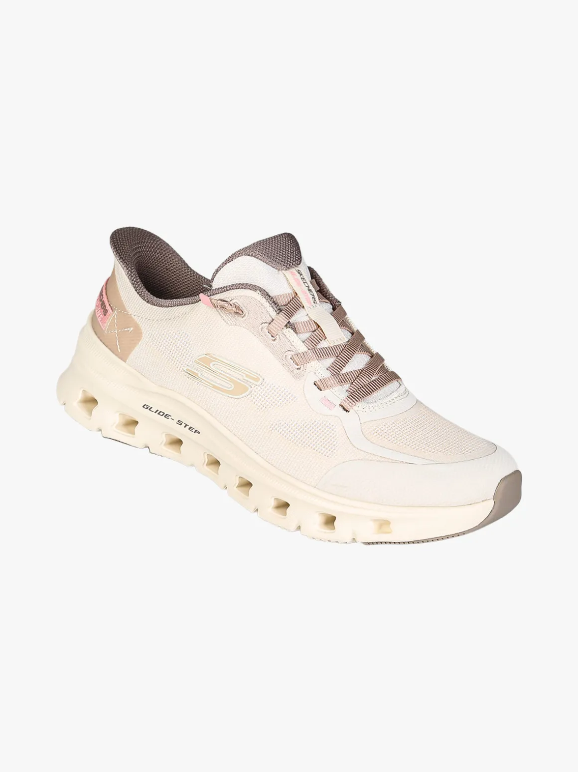 Skechers GLIDE-STEP PRO PURE MOTION Sneakers sportive slip-ins da donna - beige