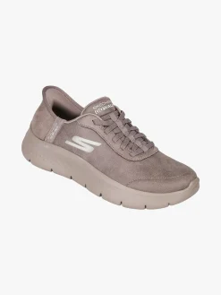 Skechers GO WALK FLEX Sneakers donna in pelle scamosciata - marrone