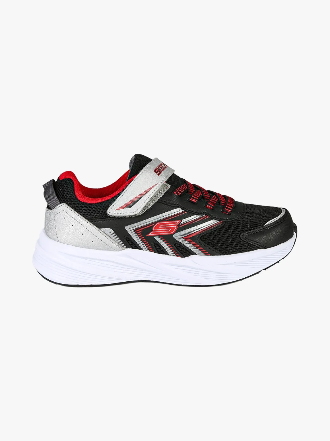 Skechers MICROSPEC TREAD Sneakers da bambino con strappo - nero