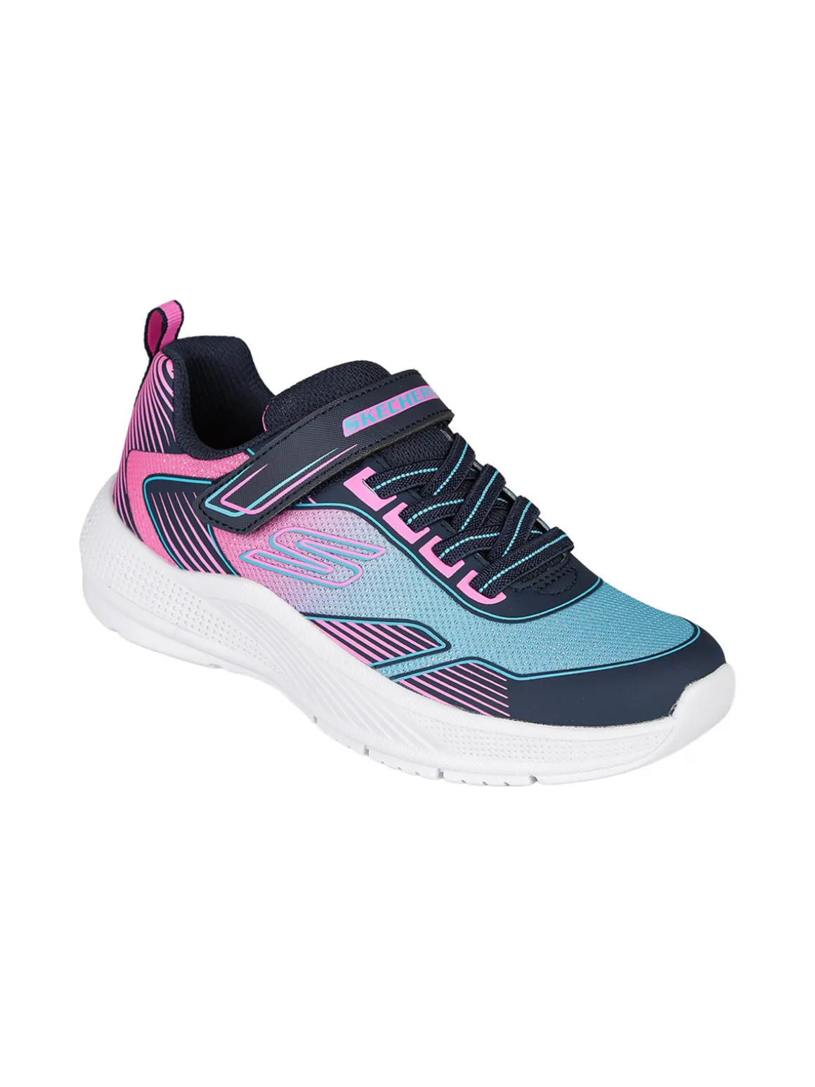 Skechers OASIS POINT Sneakers sportive da bambina con strappo - blu scuro