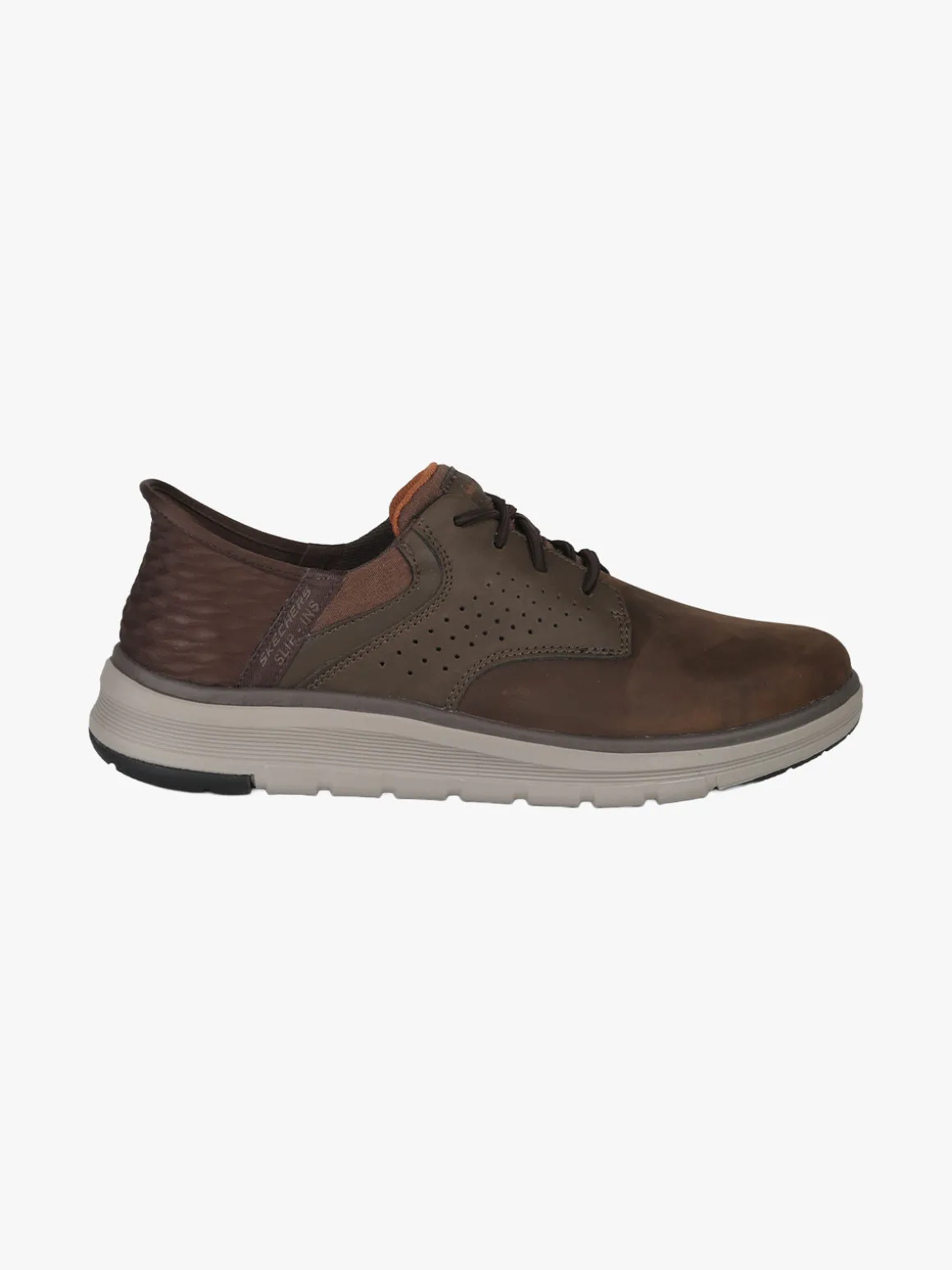 Skechers Orell Yates Scarpe in pelle da uomo - moro