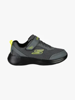 Skechers SELECTORS RESET ACHIEVED Sneakers bambino con strappo - grigio scuro