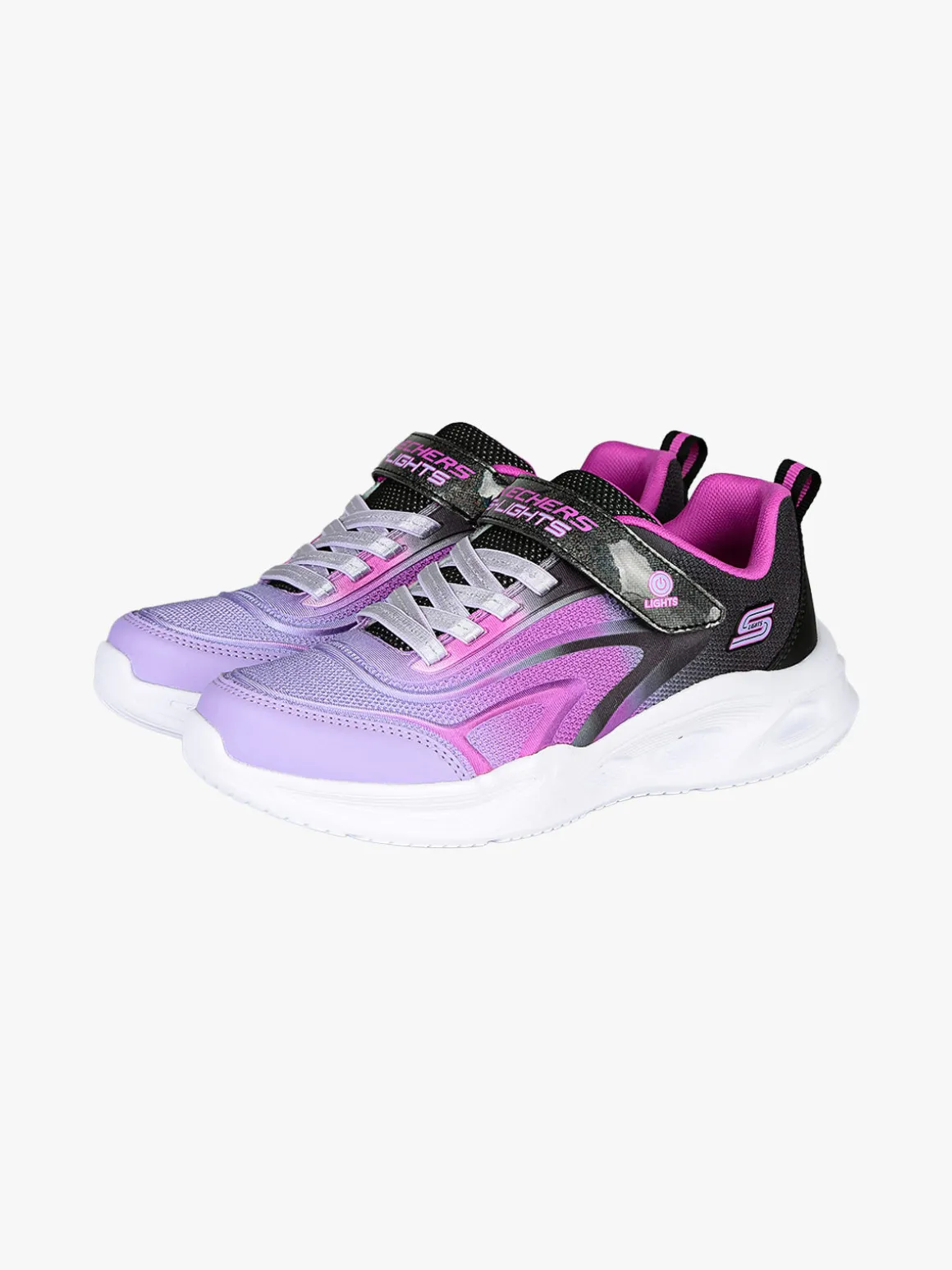 Skechers S-LIGHTS COLOR BREEZE Sneakers sportive da ragazza con luci - lilla