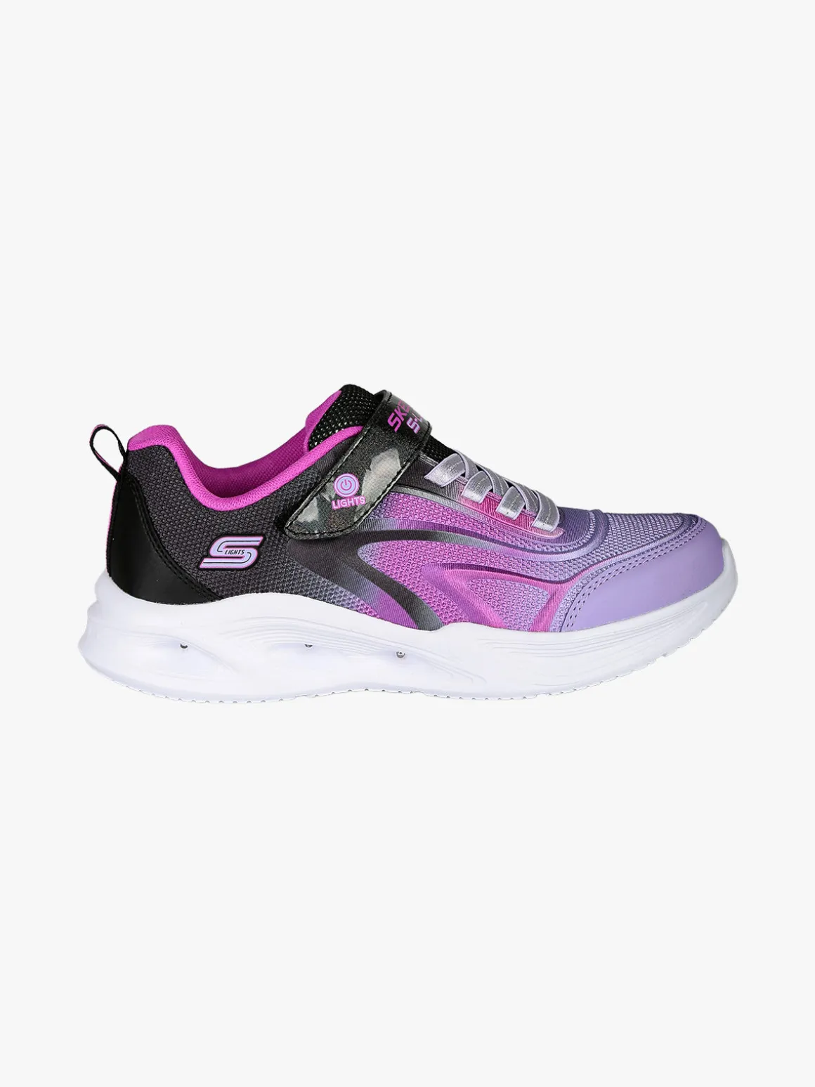Skechers S-LIGHTS COLOR BREEZE Sneakers sportive da ragazza con luci - lilla