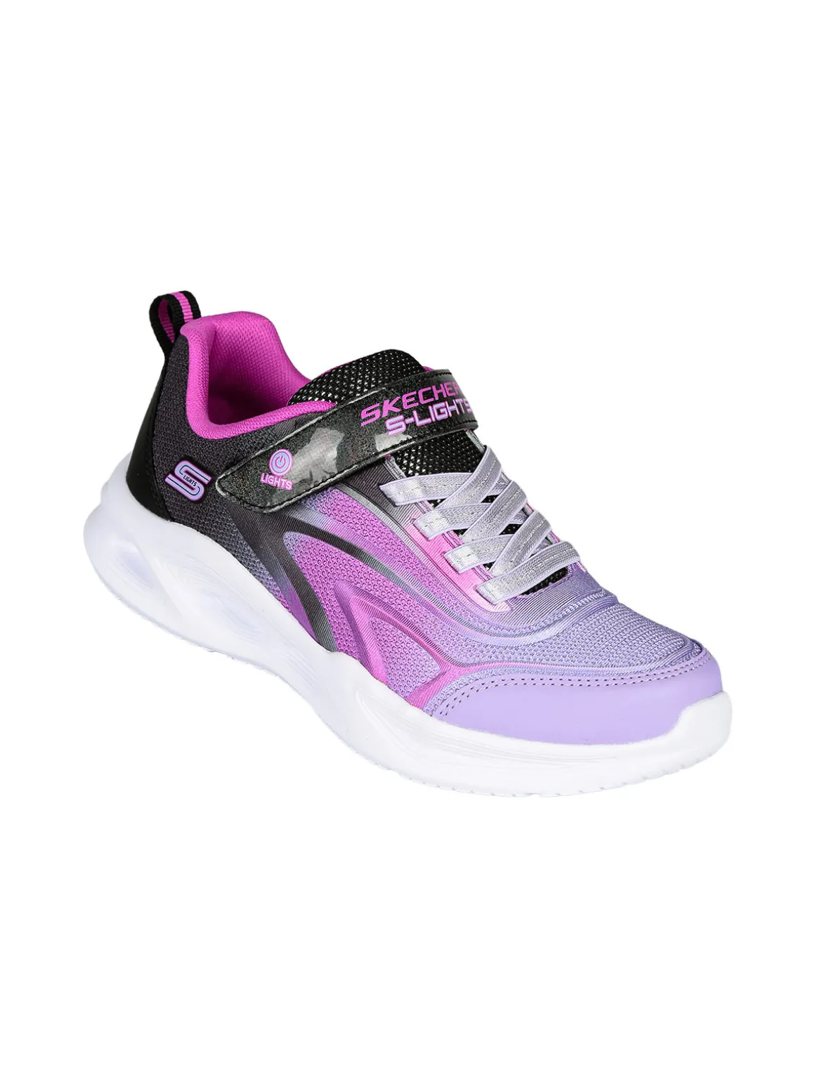 Skechers S-LIGHTS COLOR BREEZE Sneakers sportive da ragazza con luci - lilla
