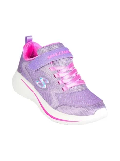 Skechers WAVE 92 Sneakers da bambina glitter con strappo