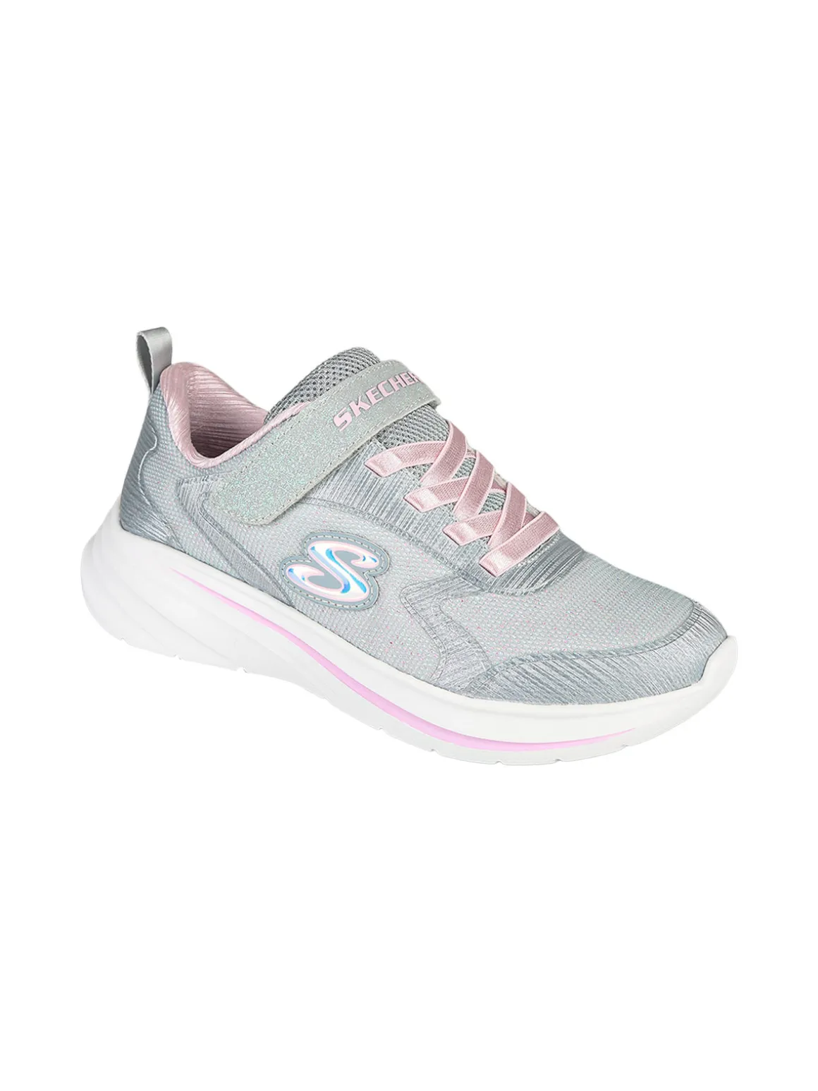 Skechers WAVE 92 Sneakers sportive da ragazza con strappo - grigio chiaro