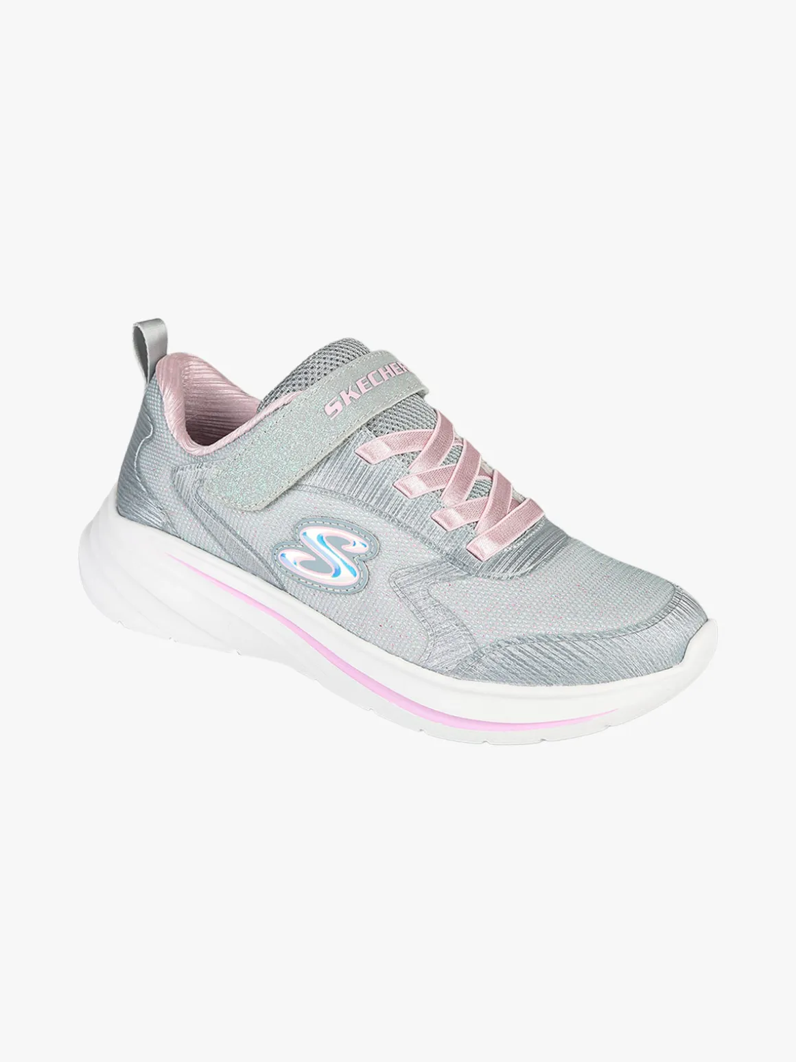 Skechers WAVE 92 Sneakers sportive da ragazza con strappo - grigio chiaro