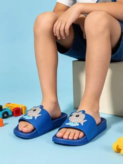 Skifidol Italian Brainrot Ciabatte da ragazzo a fascia - blu