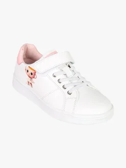 Skifidol Italian Brainrot Sneakers basse da ragazza con cinturino a strappo - bianco
