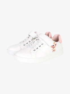 Skifidol Italian Brainrot Sneakers basse da ragazza con cinturino a strappo - bianco