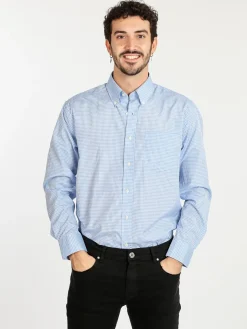 Sky Camicia da uomo regular fit a quadretti