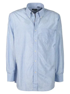 Sky Camicia da uomo regular fit a quadretti