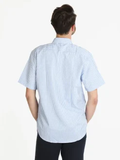 Sky Camicia rigata da uomo manica corta