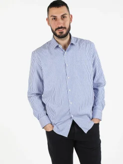 Sky Camicia uomo a righe regular fit