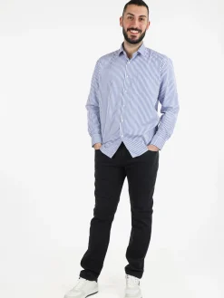Sky Camicia uomo a righe regular fit