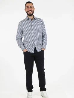 Sky Camicia uomo a righe regular fit