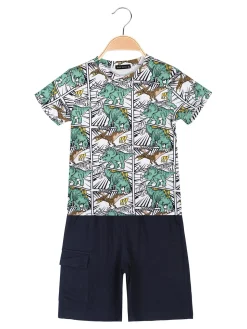 Small Gang Completo corto da bambino con t-shirt e bermuda