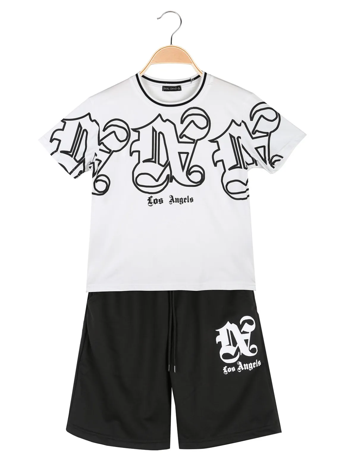 Small Gang Completo corto da ragazzo 2 pezzi con t-shirt e bermuda
