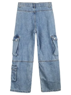 Small Gang Jeans cargo da ragazzo a gamba dritta - jeans