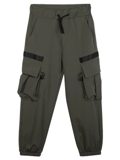 Small Gang Pantaloni impermeabili da ragazzo con tasconi e polsini