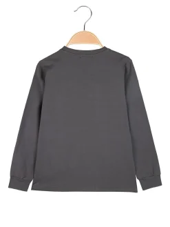 Small Gang T-shirt a maniche lunghe da ragazzo - grigio