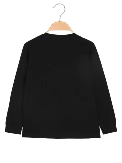 Small Gang T-shirt a maniche lunghe da ragazzo - nero